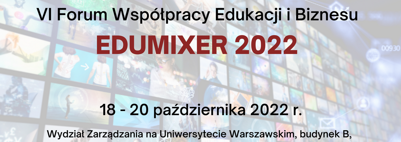 W imieniu Polskiej Izby Informatyki i Telekomunikacji (PIIT) oraz Rady Programowej EduMixer 2022 mamy zaszczyt zaprosić Państwa do uczestnictwa w VI edycji Forum Współpracy Edukacji i Biznesu – EDUMIXER 2022